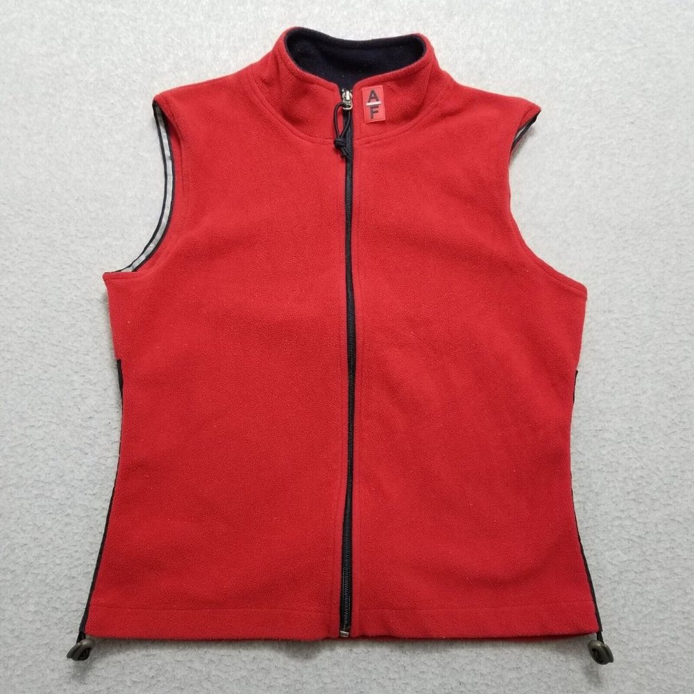Abercrombie & Fitch Fleece Jacket‎ Men Medium Vest Full Zip Casual